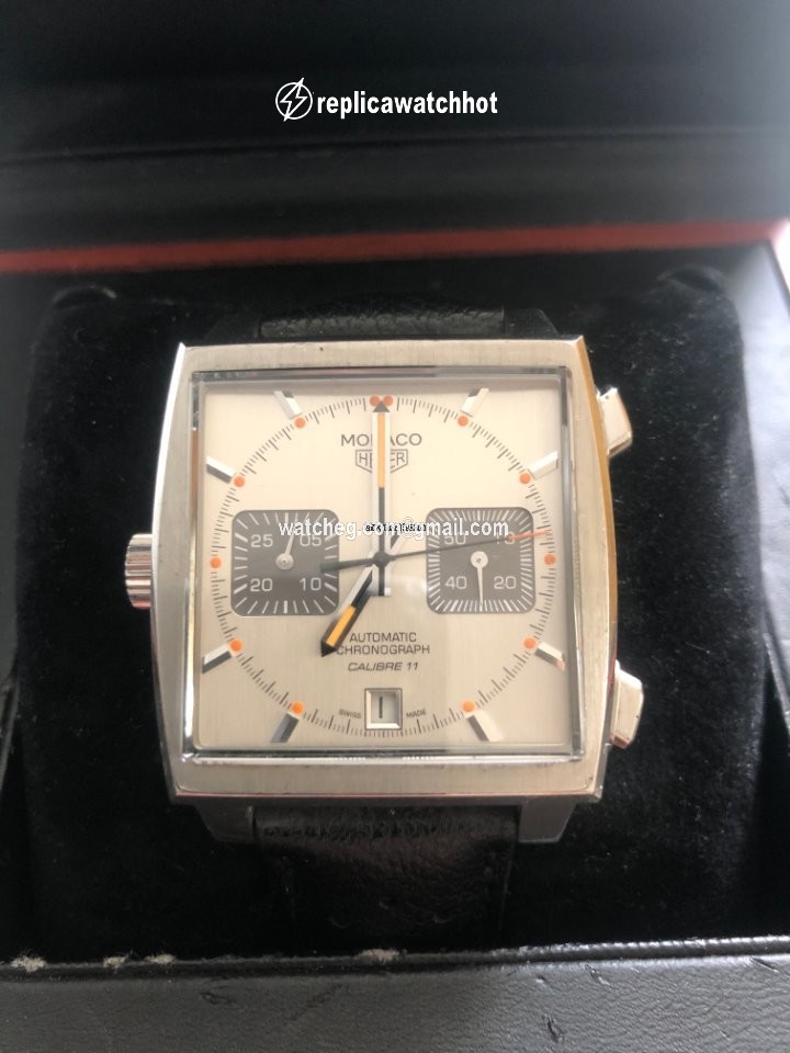 TAG Heuer Monaco Calibre 11 Mens watch Unisex Automatic Steel CAW211C.FC6241 3