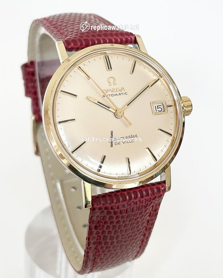 Omega Seamaster DeVille Mens watch Unisex Automatic Gold Steel 14770 62 SC 3