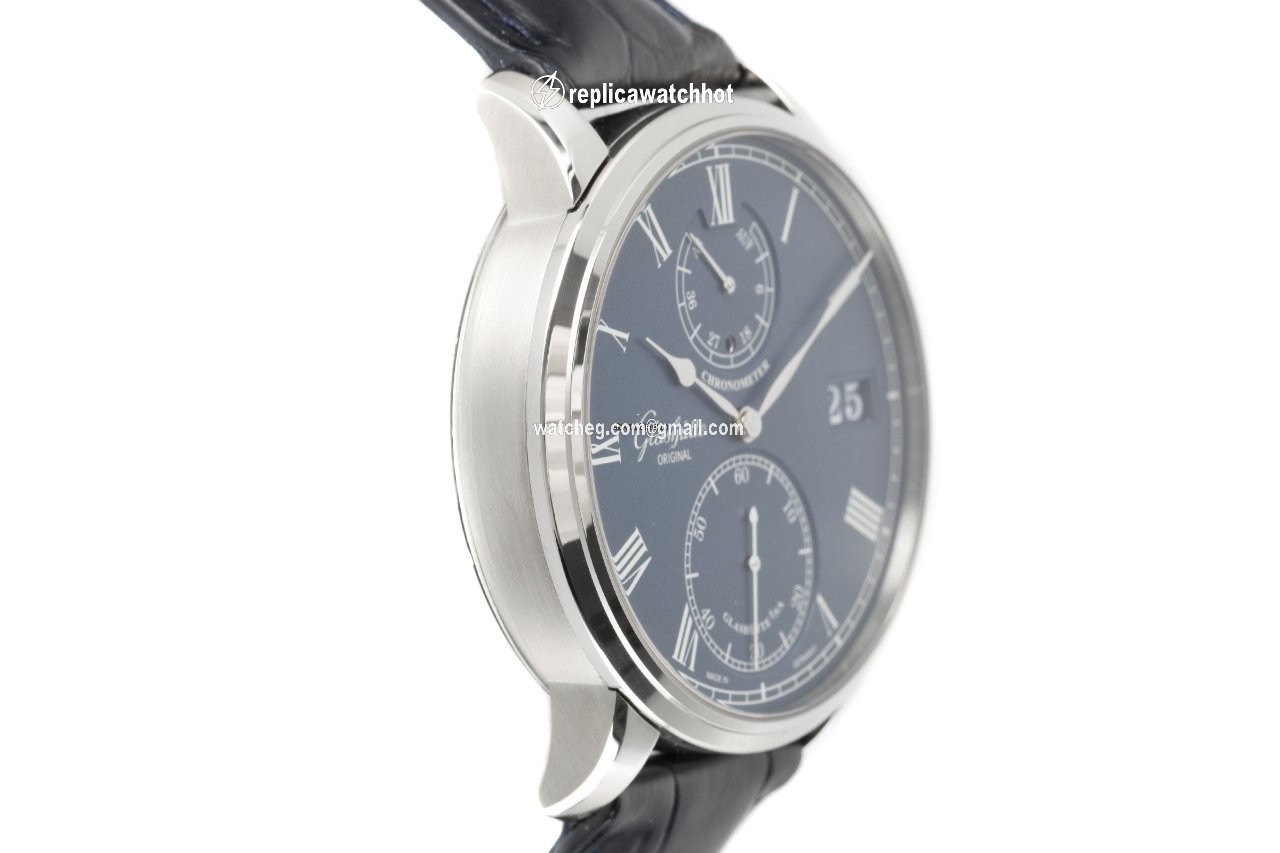 Glashtte Original Senator Chronometer Mens watch Unisex Manual winding White gold 1-58-01-05-34-30 3