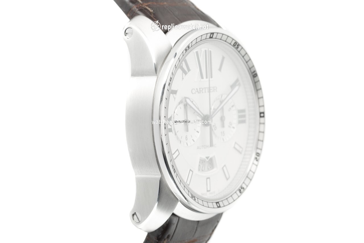 Cartier Calibre de Cartier Chronograph Mens watch Unisex Automatic Steel 3578 3