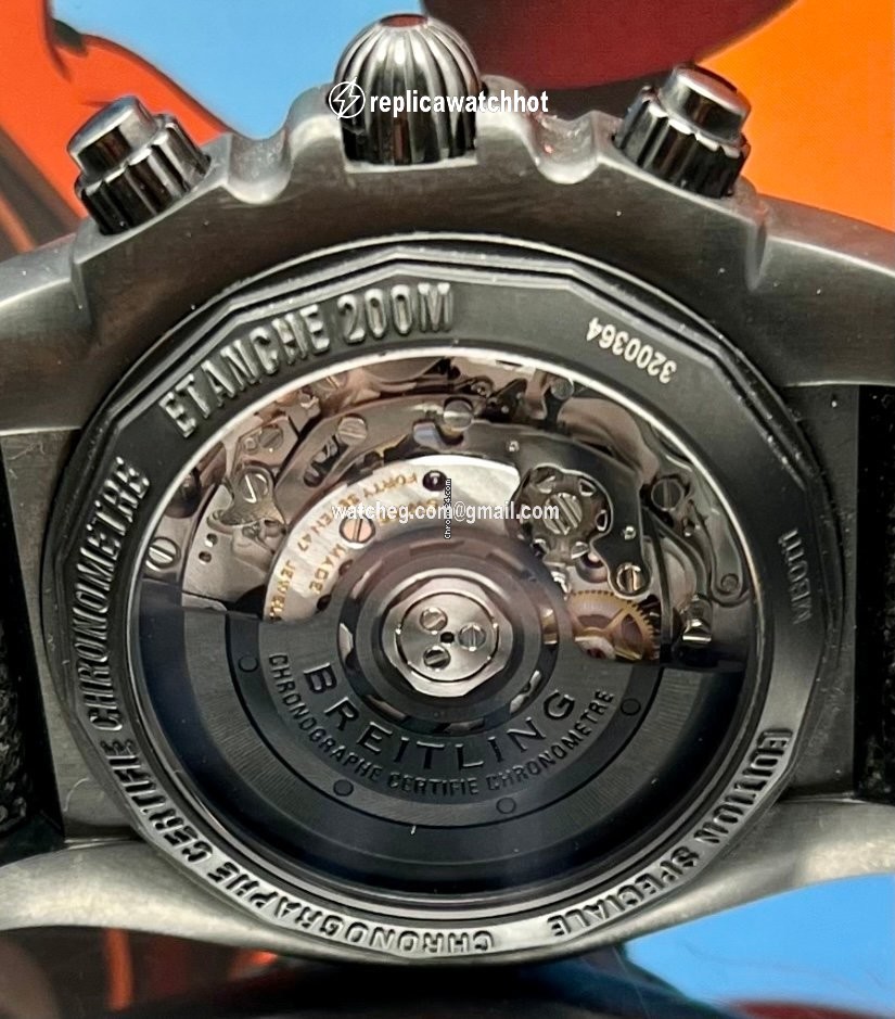 Breitling Chronomat 44 Blacksteel Mens watch Unisex Automatic Steel MB0111C3 BE35 3