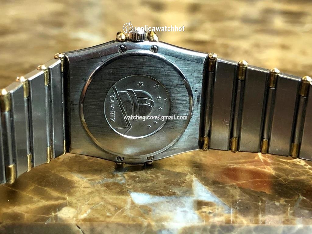 Omega Constellation Quartz Womens watch Quartz Gold Steel 1262.70.00 3