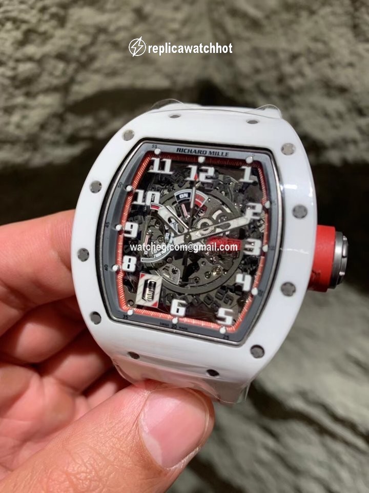 Richard Mille RM 030 Mens watch Unisex Automatic Ceramic Richard Mille Rm 030 White 3