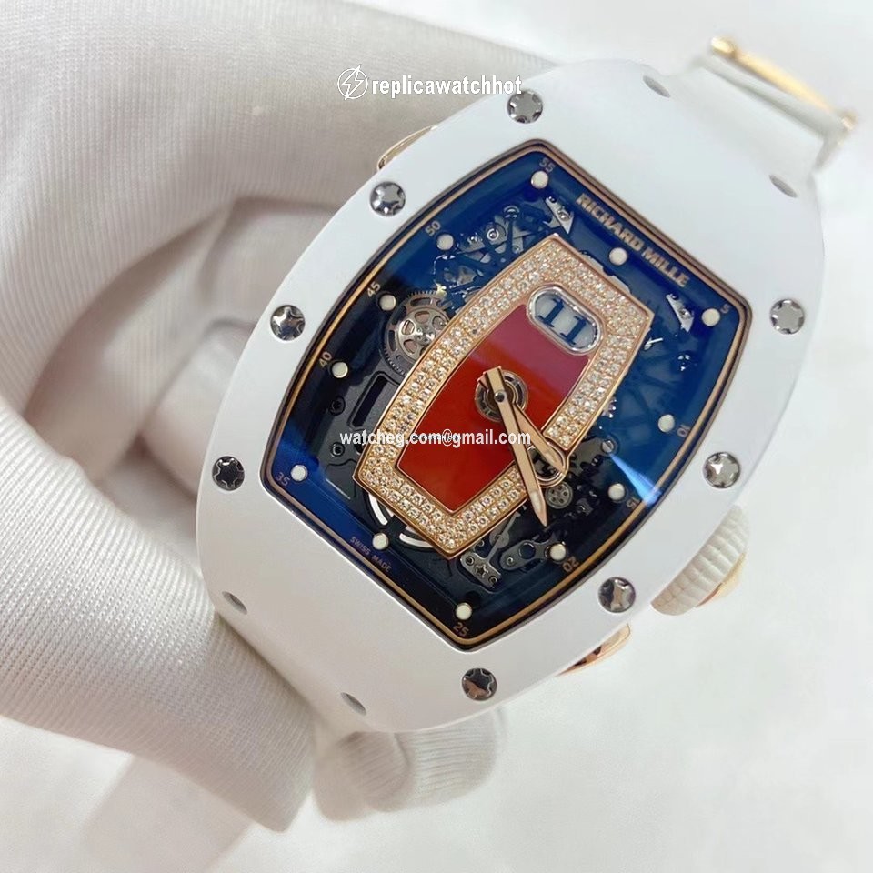 Richard Mille Womens watch Automatic White gold Richard Mille RM037 White Gold 3