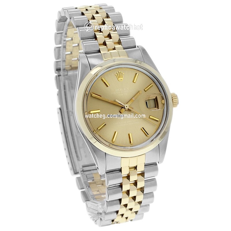 Rolex Oyster Perpetual Date Mens watch Unisex Steel Automatic 1500 3 3