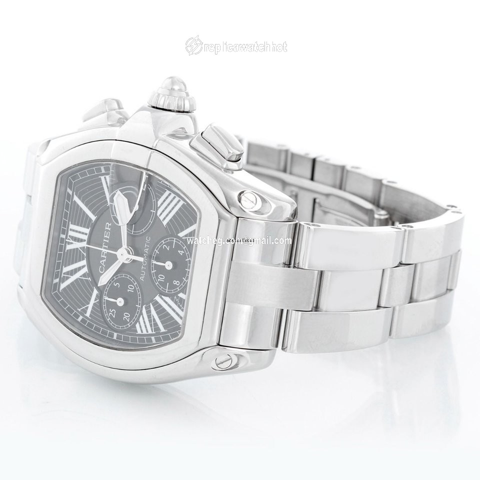 Cartier Roadster Mens watch Unisex Automatic Steel W62041V3 2510 3