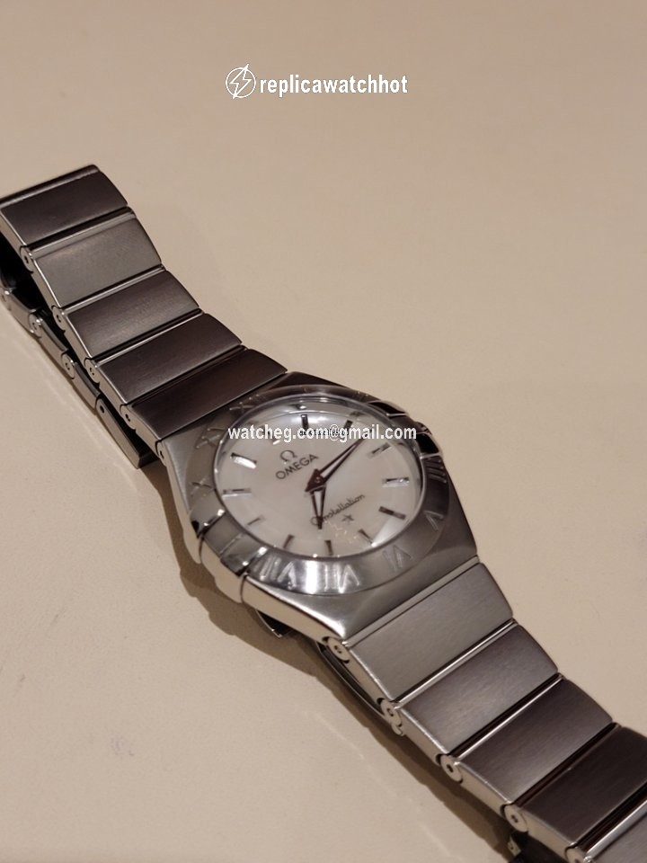 Omega Constellation Quartz Womens watch Quartz Steel 123.10.27.60.05.001 3