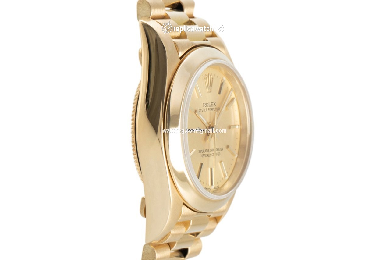 Rolex Oyster Perpetual Womens watch Yellow gold Automatic 76198 3