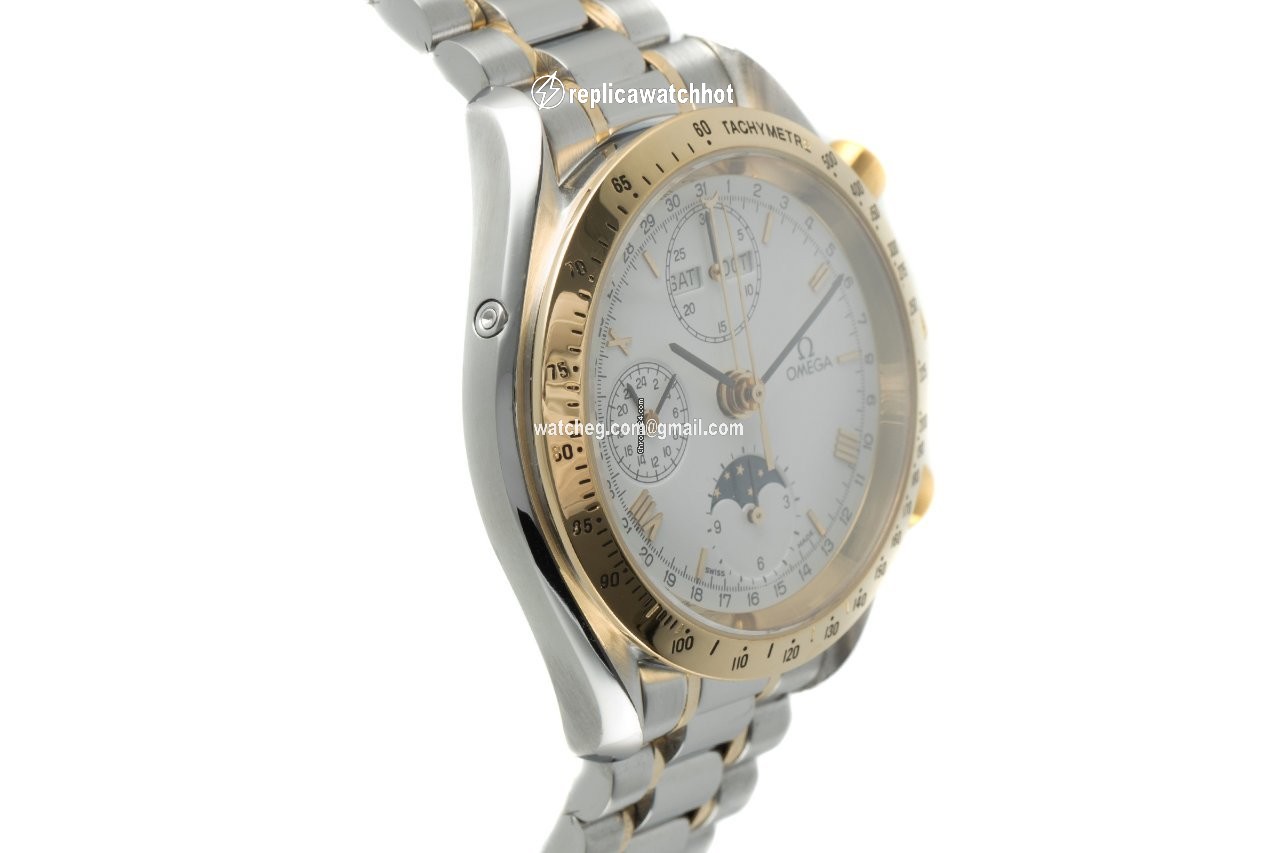 Omega Speedmaster Mens watch Unisex Automatic Gold Steel DA 175.0034 3