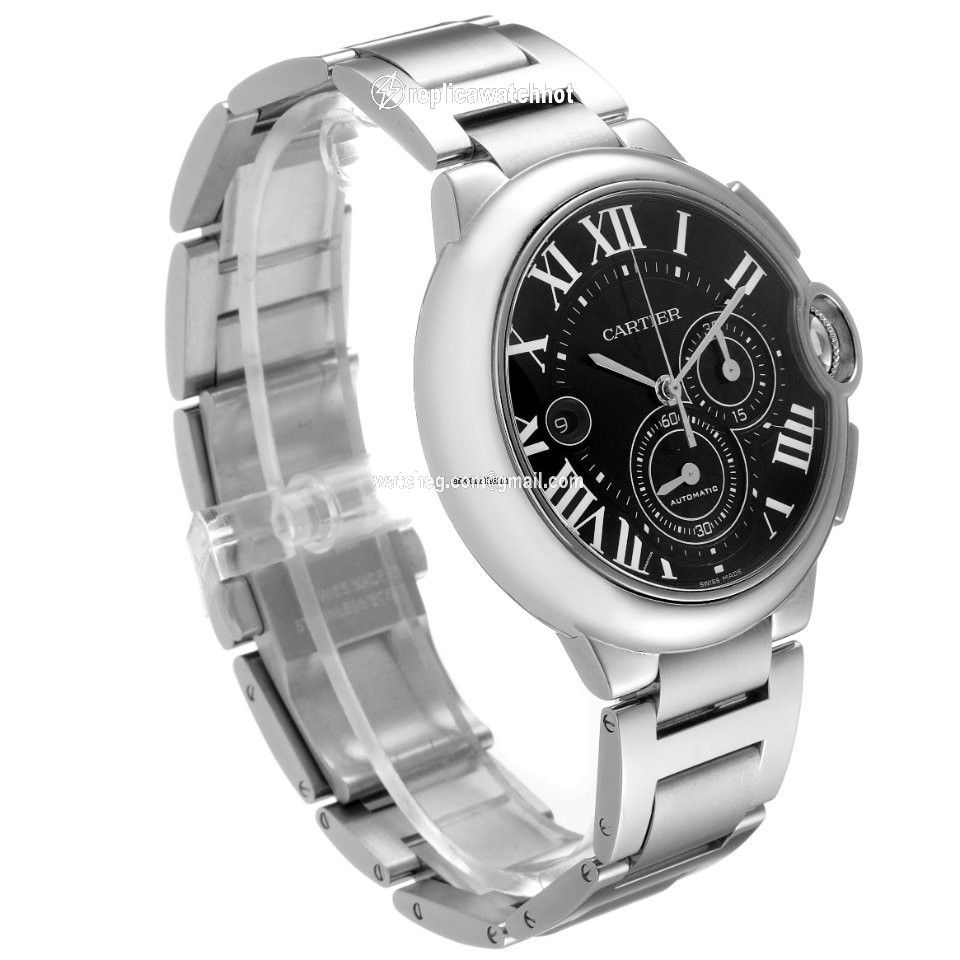 Cartier Ballon Bleu 44mm Mens watch Unisex Automatic Steel W6920077 3