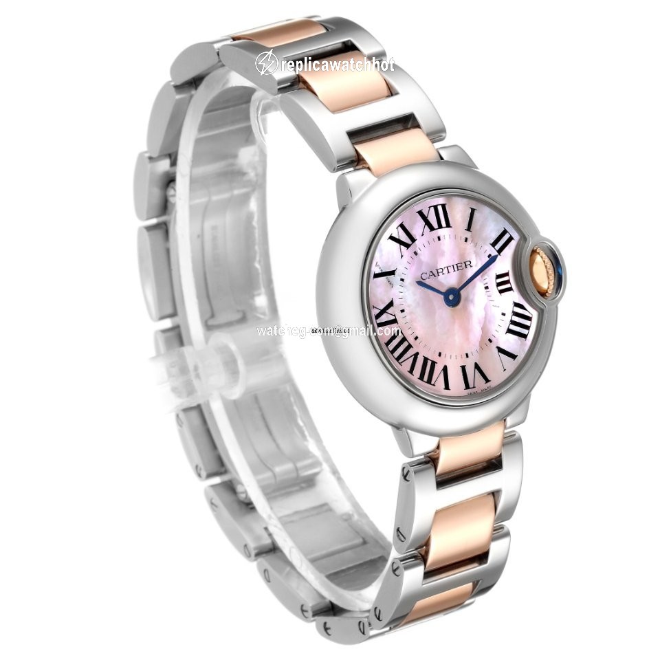 Cartier Ballon Bleu 28mm Womens watch Quartz Steel W6920034 3