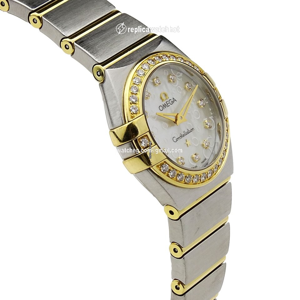 Omega Constellation Quartz Womens watch Quartz Gold Steel 123.25.24.60.55.010 3
