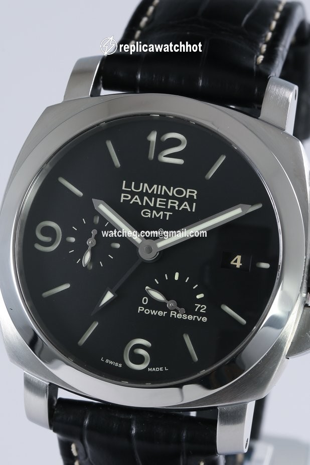 Panerai Luminor 1950 3 Days GMT Power Reserve Automatic Mens watch Unisex Automatic Steel PAM 00321 3