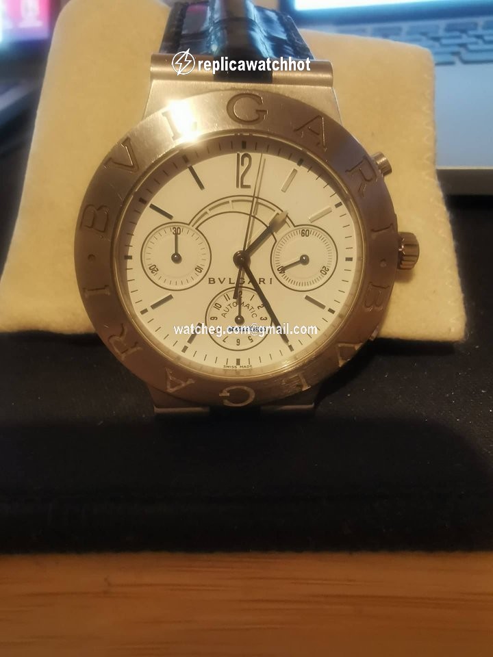 Bulgari Diagono Mens watch Unisex Automatic White gold CHW40GAM 3