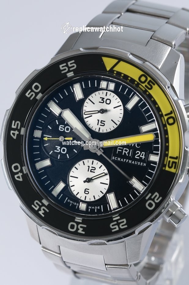 IWC Aquatimer Chronograph Mens watch Unisex Automatic Steel IW376702 3