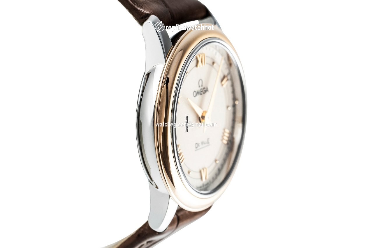 Omega De Ville Prestige Womens watch Quartz Gold Steel 424.23.27.60.09.001 3