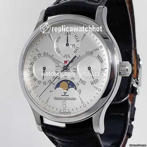 Jaeger-LeCoultre Master Ultra Thin Perpetual Mens watch Unisex Automatic Steel 140.8.80.S 3