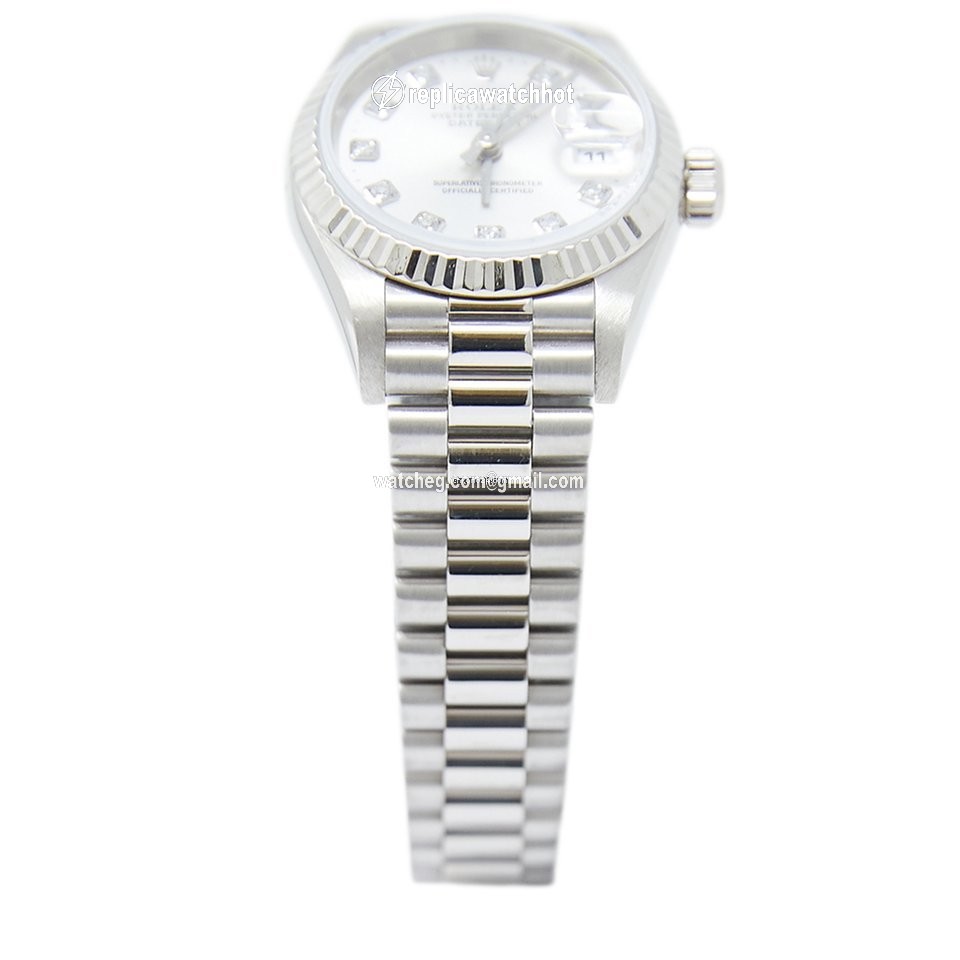 Rolex Lady-Datejust Womens watch White gold Automatic 79179 3