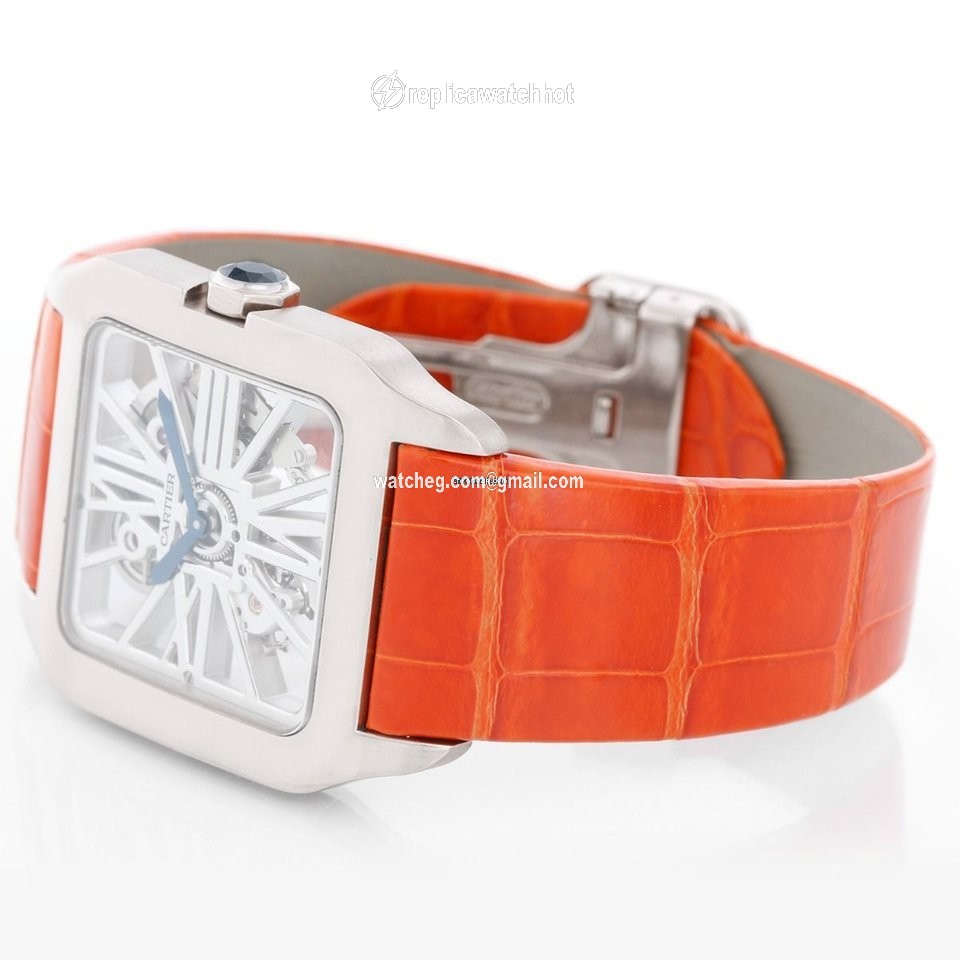 Cartier Santos Dumont Mens watch Unisex White gold W2020033 3