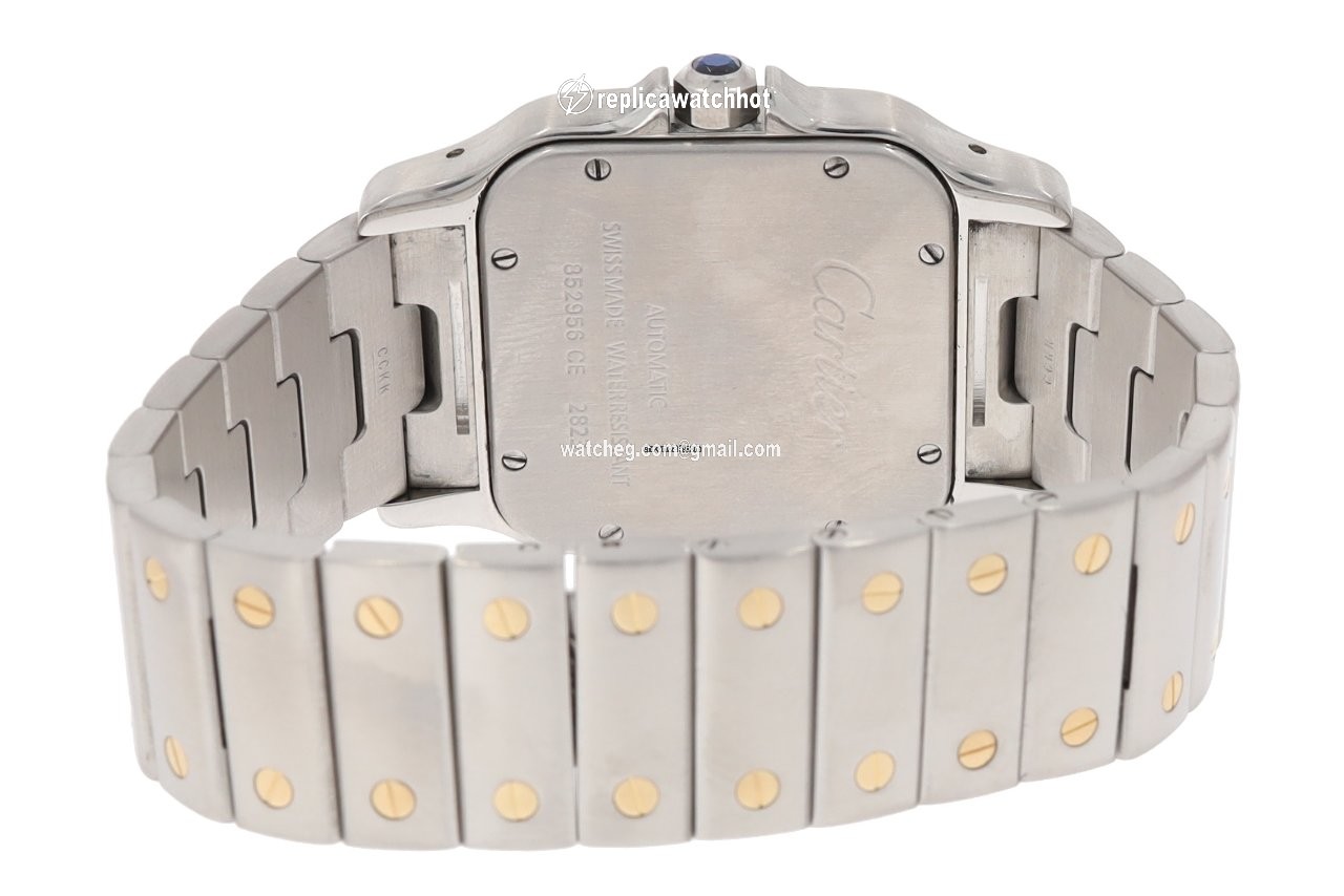 Cartier Santos Galbee Mens watch Unisex Automatic Gold Steel W20099C4 3