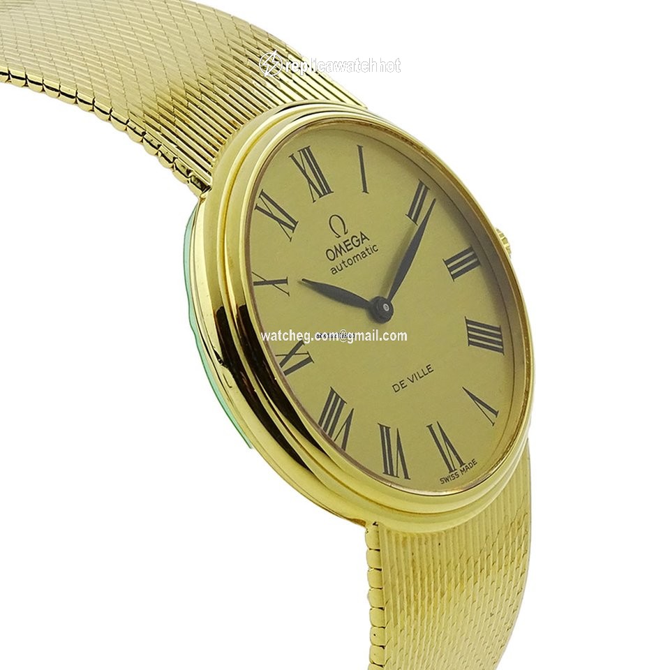Omega De Ville Mens watch Unisex Automatic Yellow gold 7284 159 3