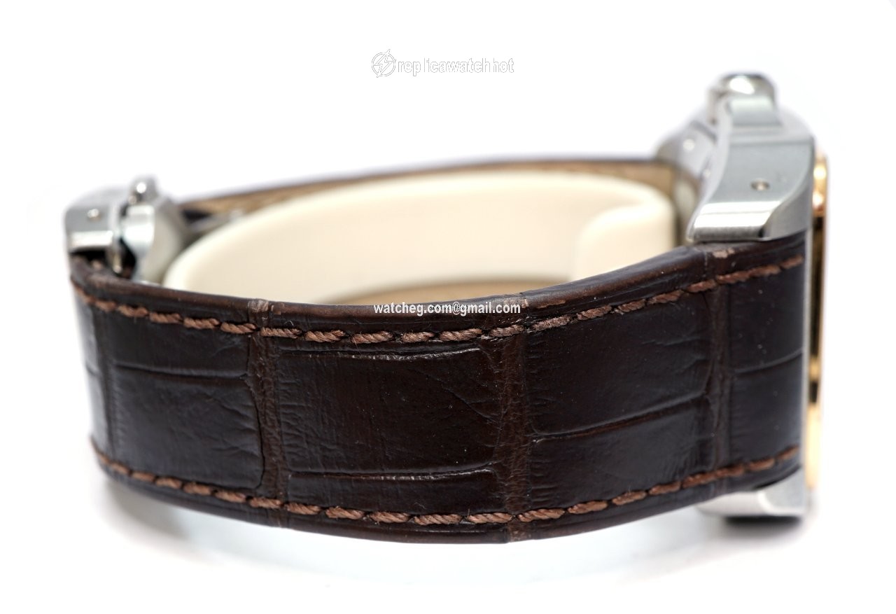 Cartier Santos 100 Mens watch Unisex Automatic Gold Steel W20107X7 3