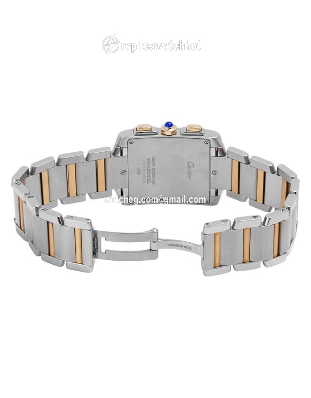 Cartier Tank Francaise Mens watch Unisex Quartz Gold Steel W51004Q4 2303 3