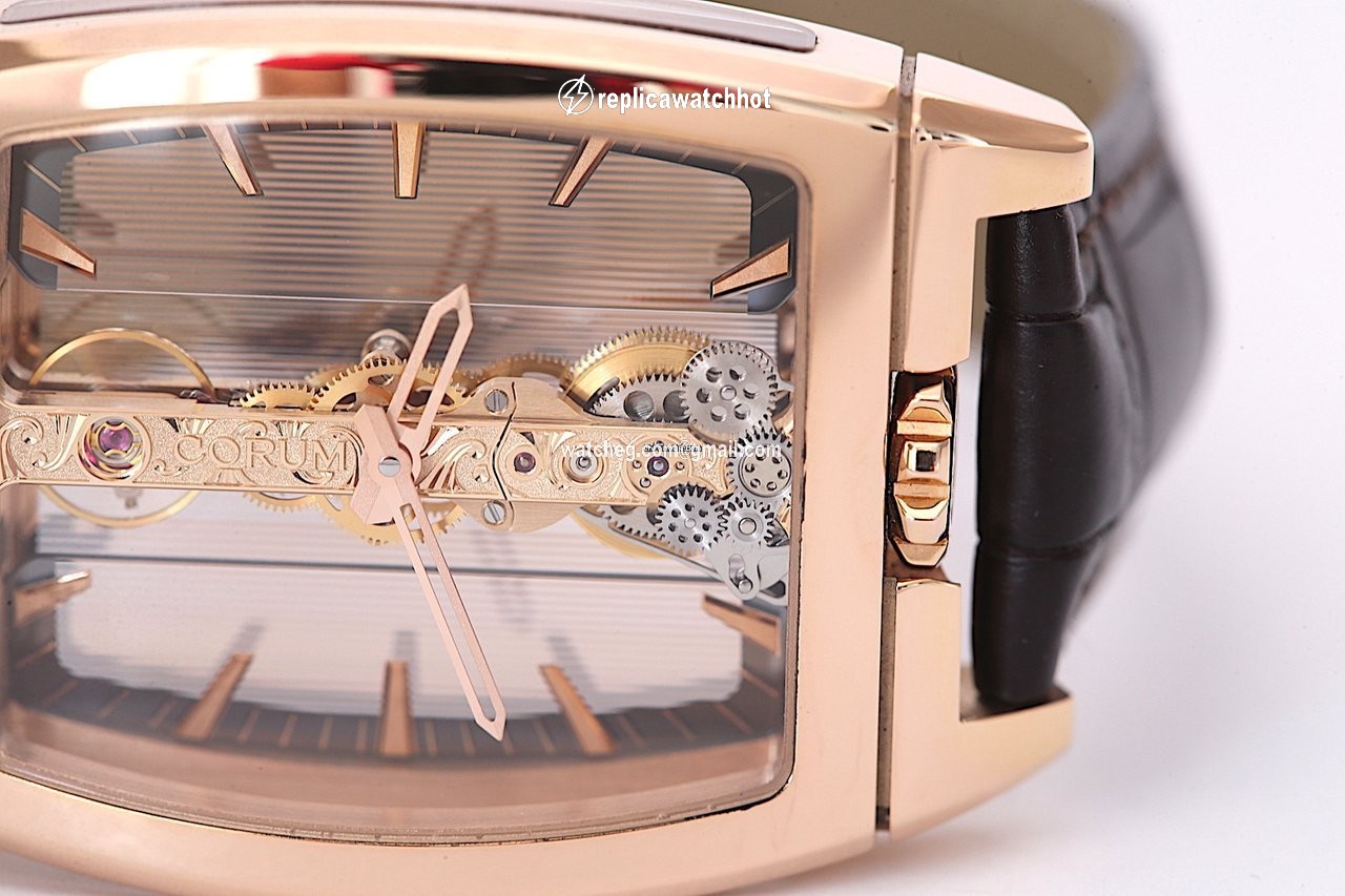Corum Golden Bridge Mens watch Unisex Rose gold 113.160.55 0002 0000 3