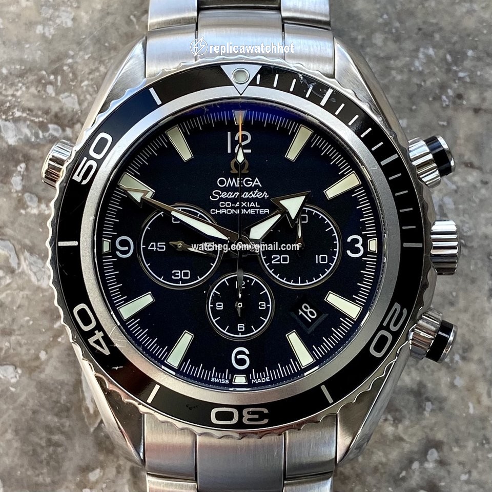 Omega Seamaster Planet Ocean Chronograph Mens watch Unisex Automatic Steel 2210.50.00 3