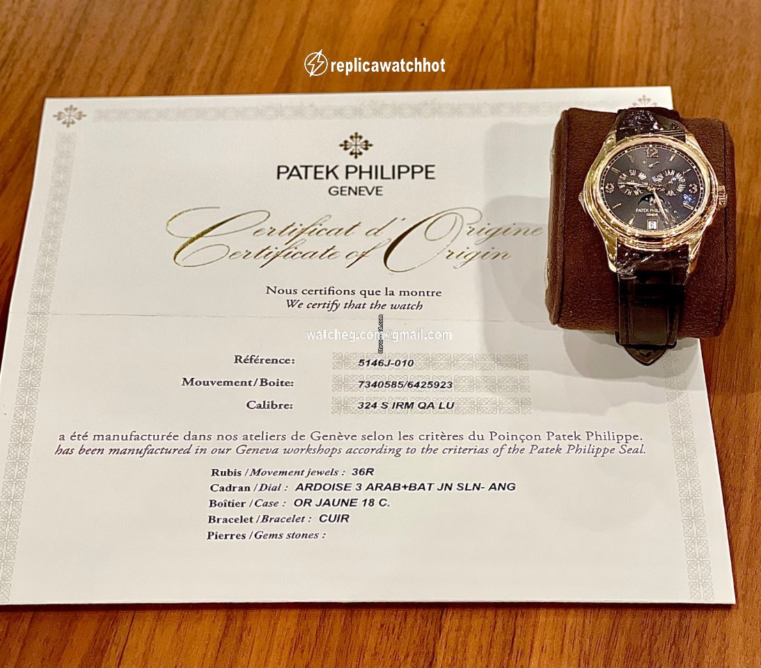 Patek Philippe Annual Calendar Mens watch Unisex Automatic Yellow gold 5146J-010 3
