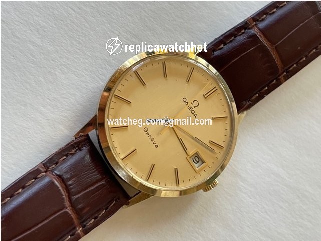 Omega Geneve Mens watch Unisex Manual winding Yellow gold 132 051 3