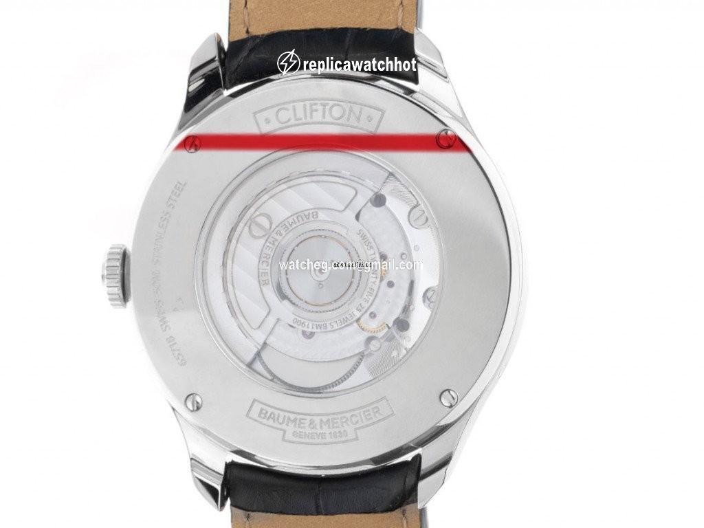 Baume & Mercier Clifton Mens watch Unisex Automatic Steel MOA 10055 3