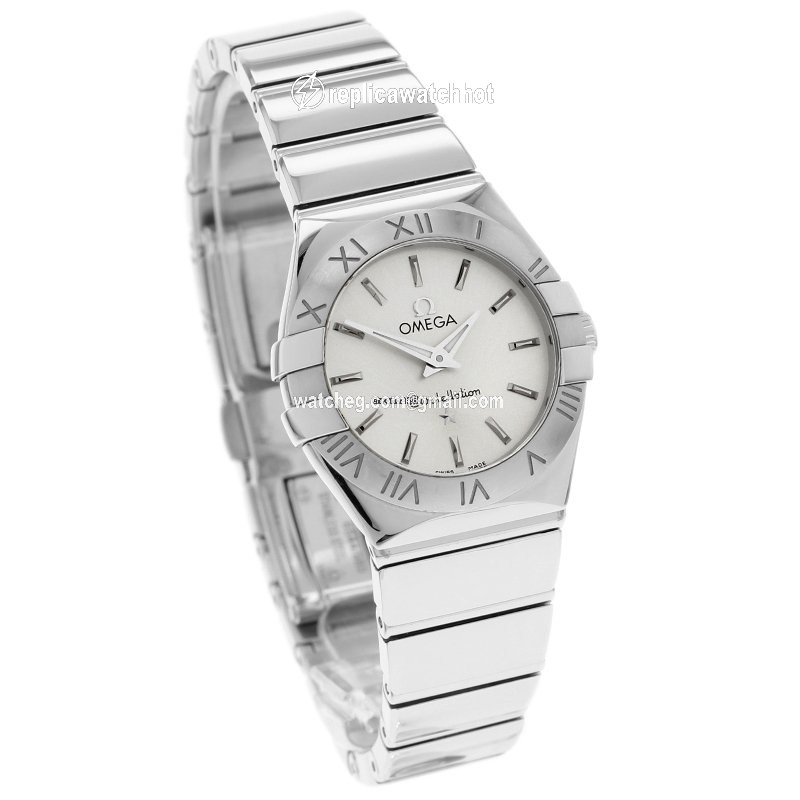 Omega Constellation Quartz Womens watch Steel 123.10.24.60.02.002 3