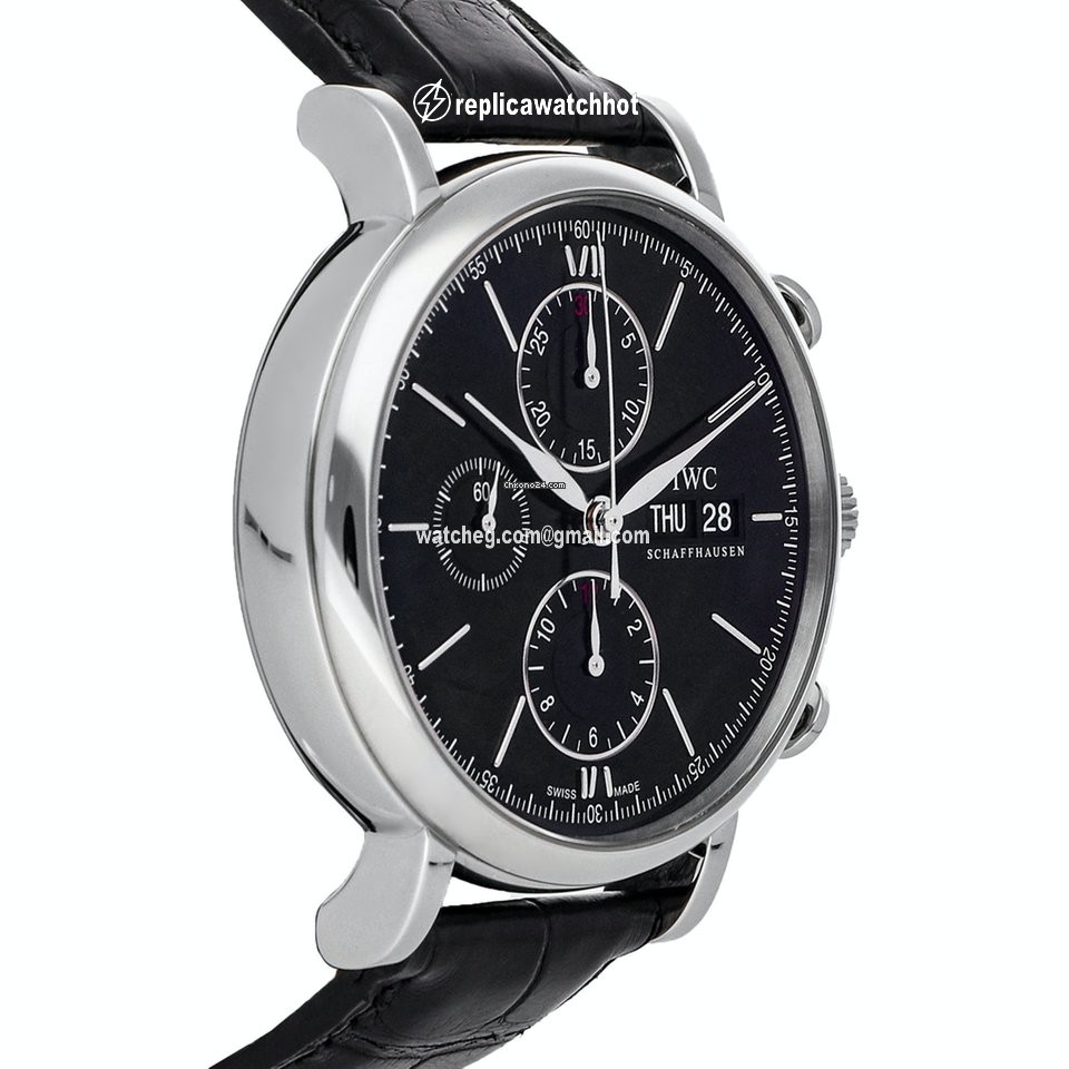 IWC Portofino Chronograph Mens watch Unisex Automatic Steel IW3910-02 3
