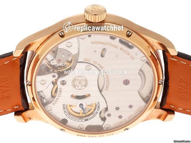 IWC Portuguese Hand-Wound Mens watch Unisex Manual winding Red gold IW510206 3
