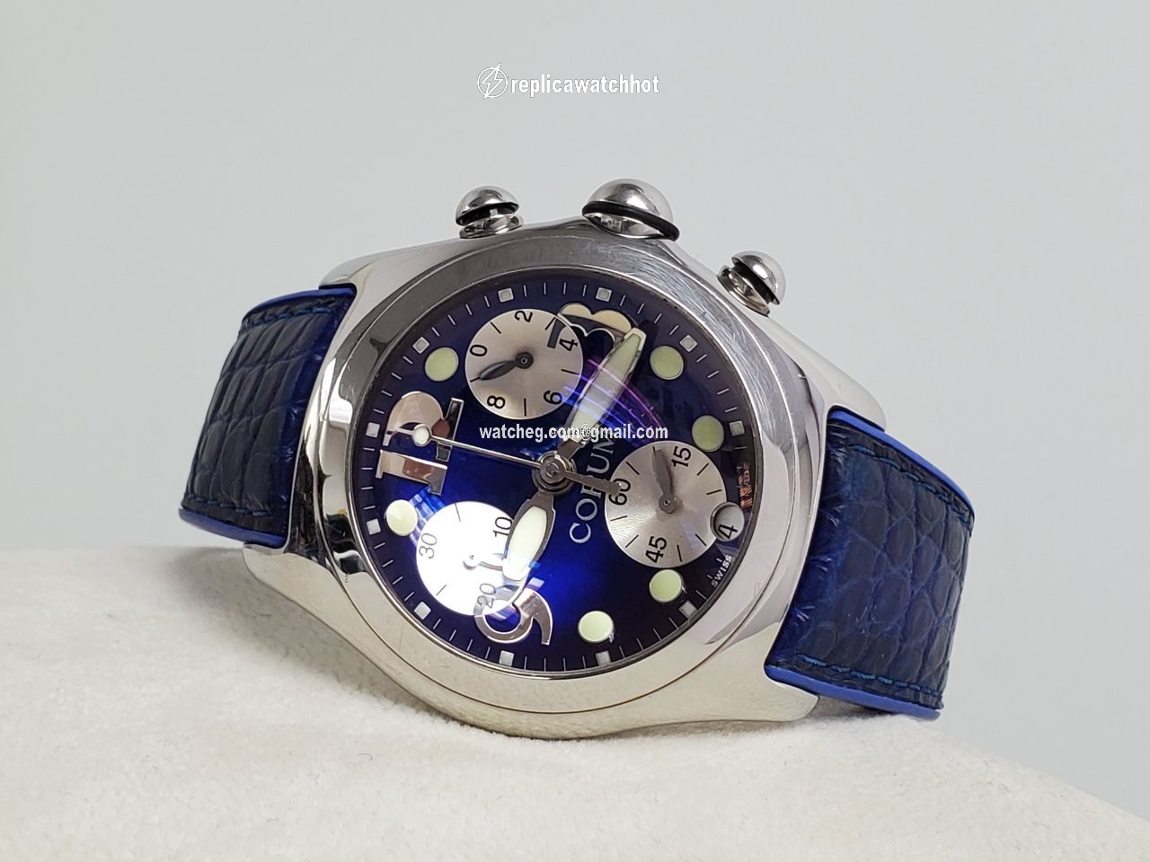 Corum Bubble Mens watch Unisex Quartz Steel 396.150.20 3