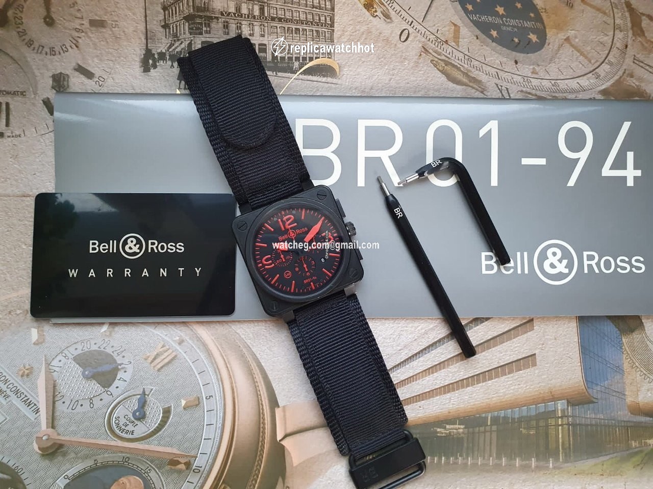 Bell & Ross BR 01-94 Chronographe Automatic Steel BR 01-94-S 3