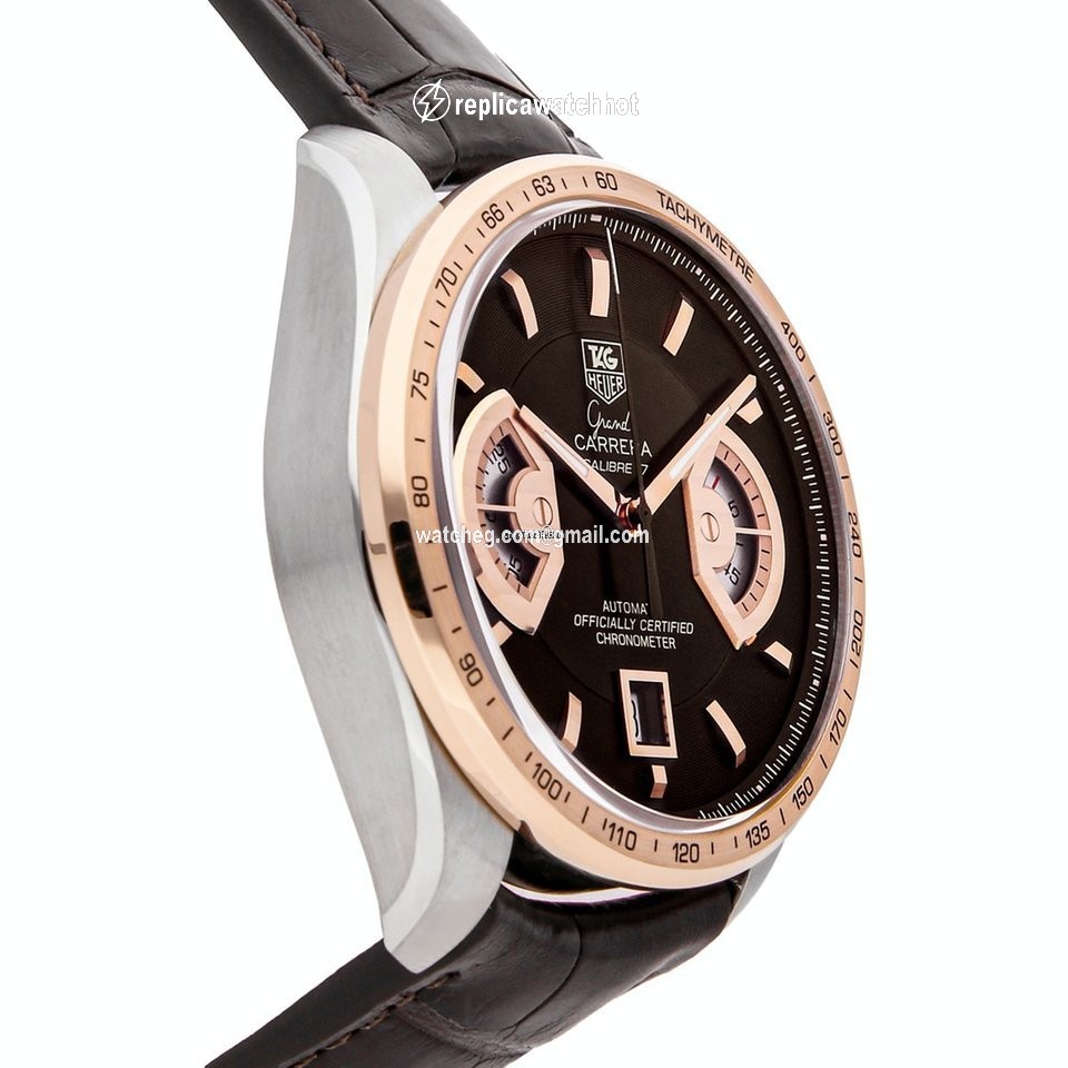 TAG Heuer Grand Carrera Mens watch Unisex Automatic Steel CAV515C.FC6231 3