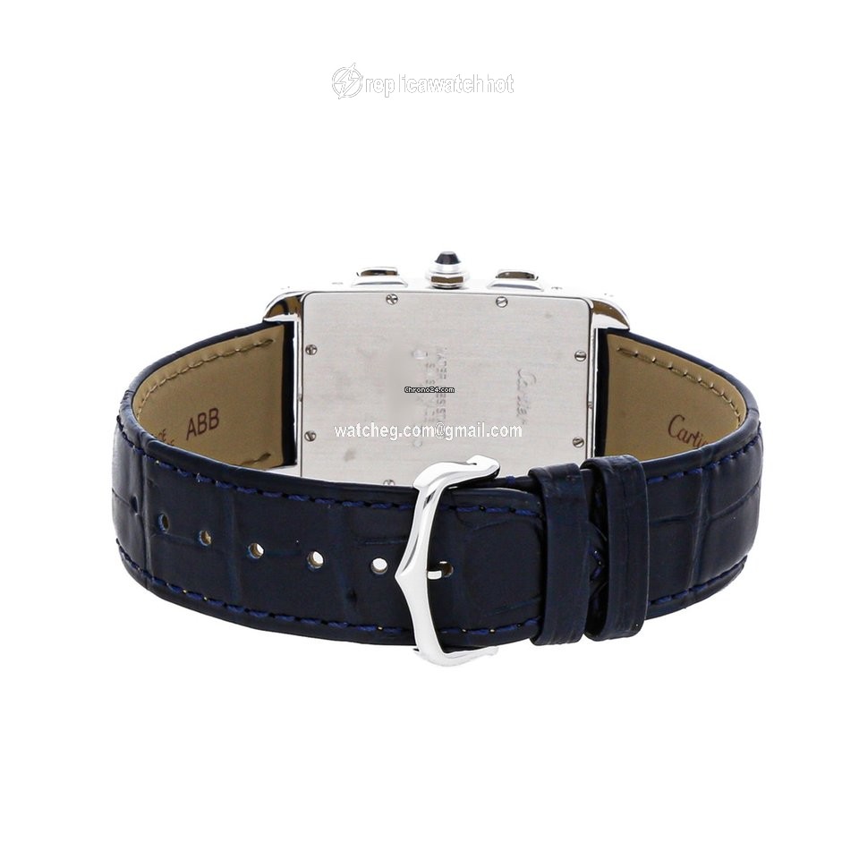 Cartier Tank Americaine Mens watch Unisex Quartz White gold W2603356 3