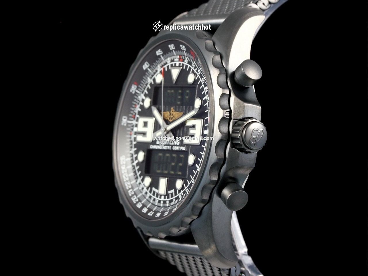 Breitling Chronospace Mens watch Unisex Quartz Steel M7836522 L521 3