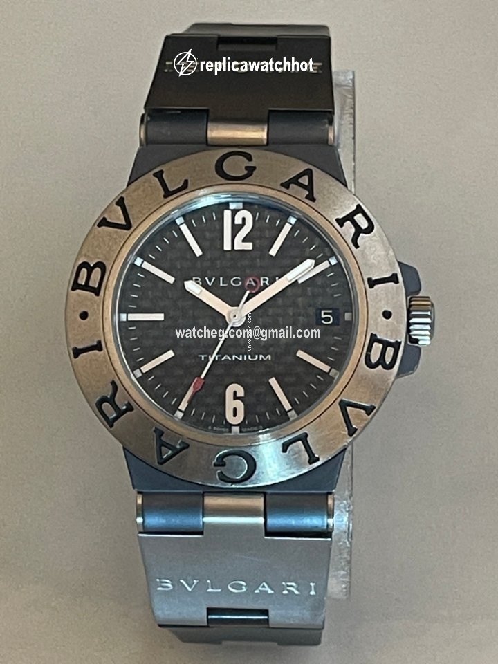 Bulgari Diagono Mens watch Unisex Automatic Titanium TI 38 TA 3
