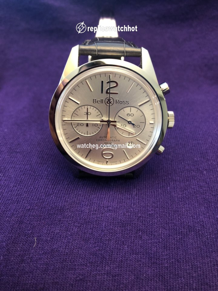 Bell & Ross Vintage Mens watch Unisex Automatic Steel BRG126-WH-ST SCR 3