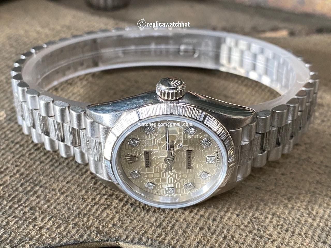 Rolex Lady-Datejust Womens watch White gold 69279 3