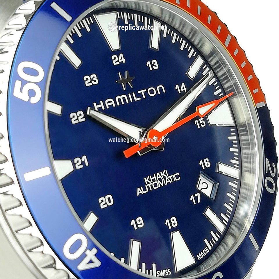 Hamilton Khaki Navy Scuba Mens watch Unisex Automatic Steel H82365941 3