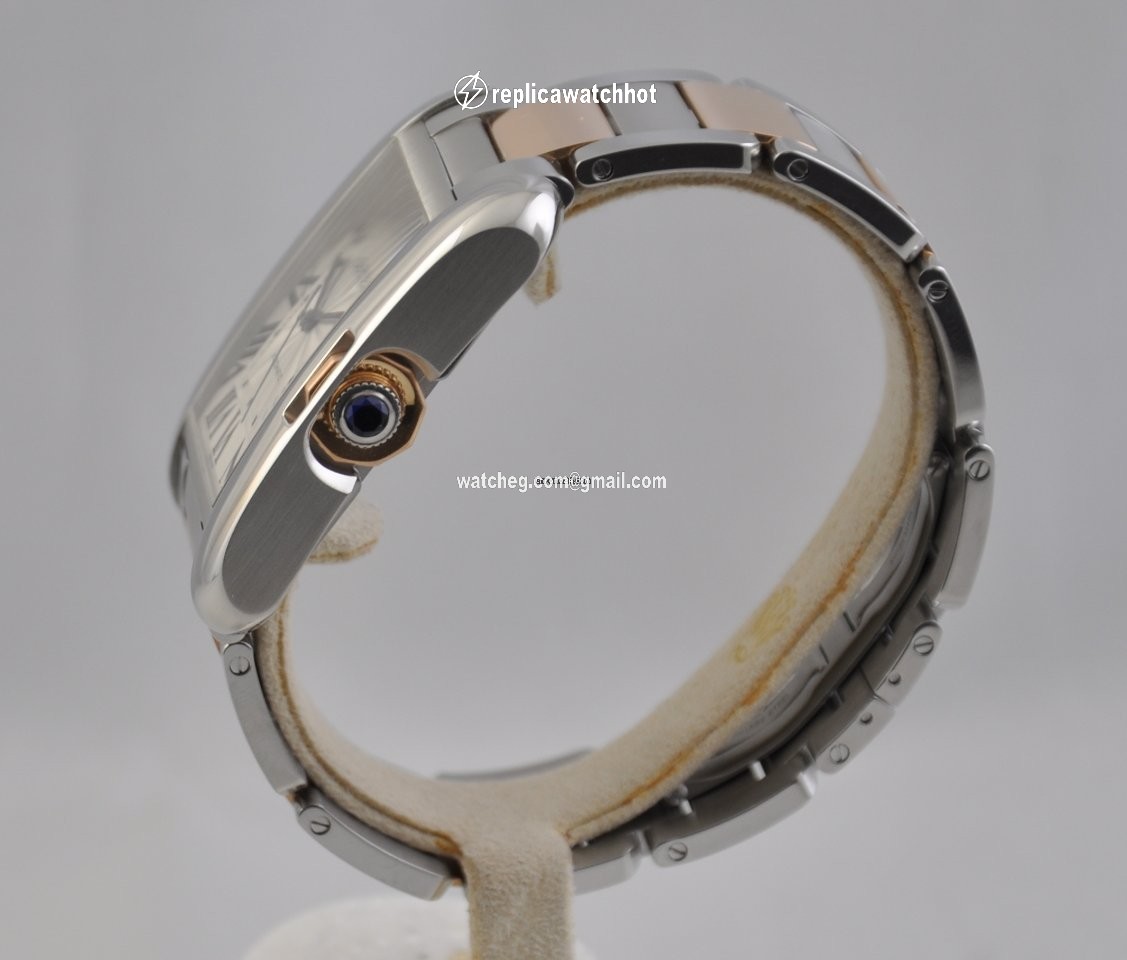 Cartier Tank Anglaise Mens watch Unisex Automatic Gold Steel w5310006 3