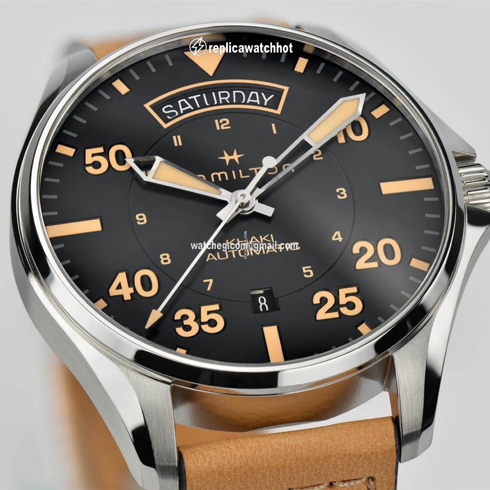Hamilton Khaki Aviation Mens watch Unisex Automatic Steel H64645531 3