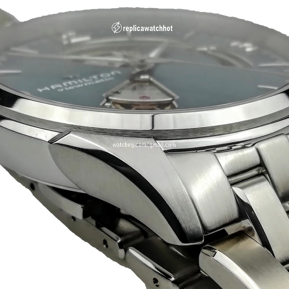 Hamilton Jazzmaster Open Heart Mens watch Unisex Quartz Steel H32705142 3