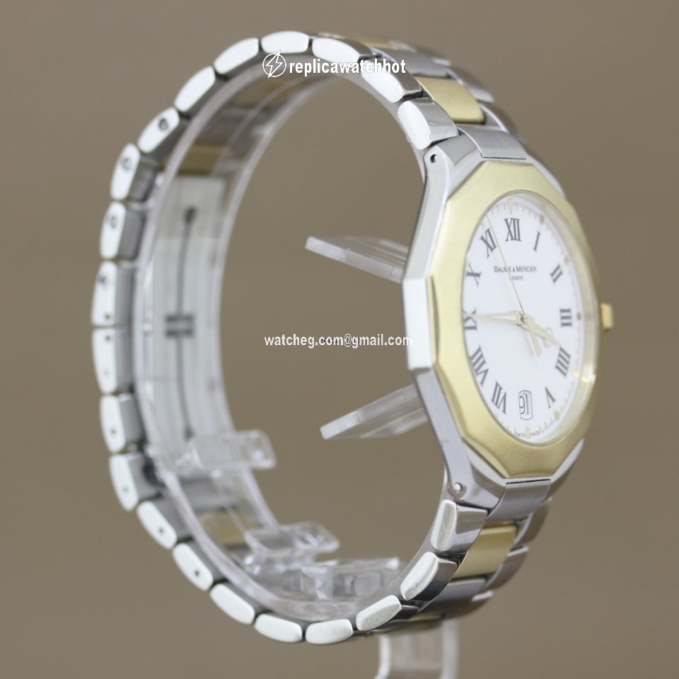 Baume & Mercier Riviera Mens watch Unisex Quartz Gold Steel Baume & Mercier Riviera 3