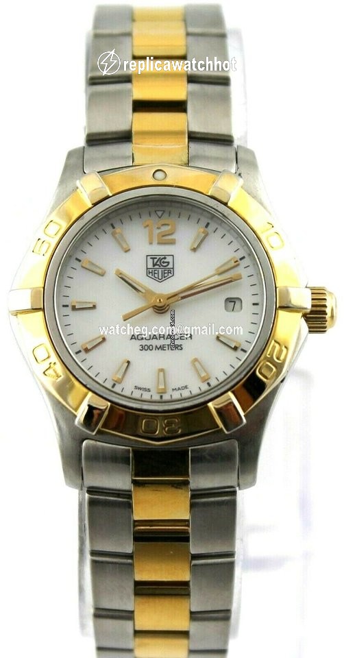 TAG Heuer Aquaracer Lady Quartz Gold Steel WAF1424.BB0814 3