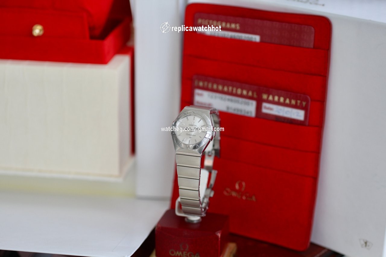 Omega Constellation Quartz Womens watch Quartz Steel 123.10.24.60.02.001 3